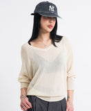 Moen Summer Sheer V-Neck Knit