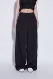 d2 nylon pintuck slacks