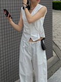Luev Strap Nylon Wide Pants