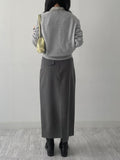 Cash Henley Neck Raglan Knit