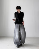 Bagger Gray Balloon Denim