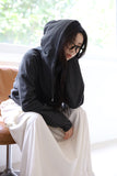 Bai Washing Crop Zip-Up