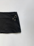 lunica eyelet low-waist skirt