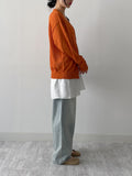 [unisex] Boucle V-neck overfit cardigan