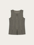(W) Label Pigment Sleeveless