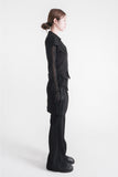 ZIP SLIT BLOUSE