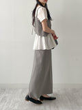 Sienna Banding Flare Short Sleeve Blouse