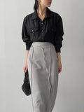Kazun Pocket Loose Fit Blouse