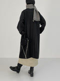 Big Collar Hidden Overfit Balmacan Coat