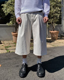 Mood Deep Tuck Bermuda Denim