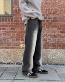 Ruko Washing Wide Denim Pants
