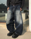 More Cat Balloon Denim Pants
