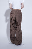glossy tech pants