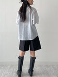 Actor Linen Two-Way Loose Fit Shirt