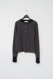 (W) Ripo Button Top