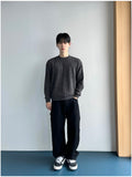Tember Basic Rib Sweatshirt
