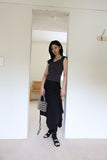 Rami String Flare Skirt