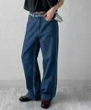 [unisex] Painted Wide Denim Pants