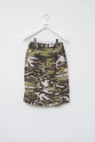 (W) Ruffle Camo Skirt