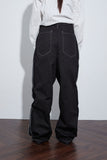 cut out black pants