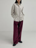 Chrome Corduroy Wide Slacks