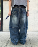 Snap Dart Wide Banding Denim