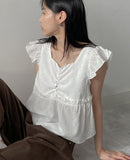 Angel Dot Sleeveless Blouse