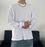 Front Incision Waffle Long Sleeve