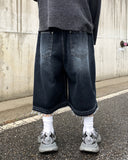 Torque Washed Bermuda Banding Denim