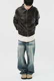 Mayson Rivet Leather Jacket