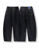 Aaron Curved Denim Pants