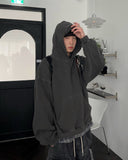 Pigment Washing Boxy Hoodie