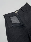 [Brushed Lining] K-Striped Wide Slacks