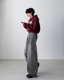 Beryl Gray Wide Denim