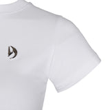 (W) DSMT METAL LOGO CROP TOP