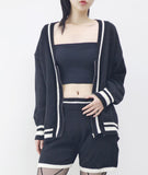 Ritsi Overfit Zip-up Knit + Pants Set