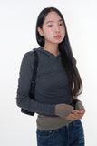 Veil modal hood long sleeve