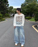 Adjust Banding Denim Pants