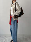 Comment Collar Loose Fit Wind Jumper