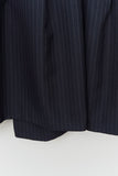 (W) Part Pin Striped Skirt Pants