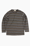 Multi stripe loose long sleeve