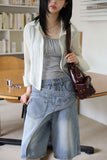Sandy shirring t-shirt