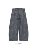 Oki Striped Wide Denim