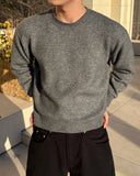 Soft wool round knit