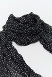 Leaf Dot Wrinkle Scarf