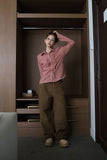Annie Check Frill Shirt
