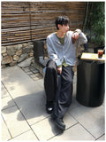 Peter Stripe Wide Slacks
