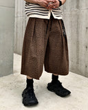 [Key Ring] Leopard Hip Hop Bermuda Pants
