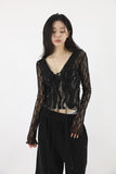 Awesome lace v-neck cardigan