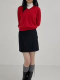 Hair Wool Mini Skirt